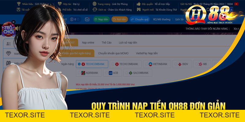 Nạp Tiền QH88 - 4 Bước Cấp Vốn Tài Khoản Siêu Dễ Dàng